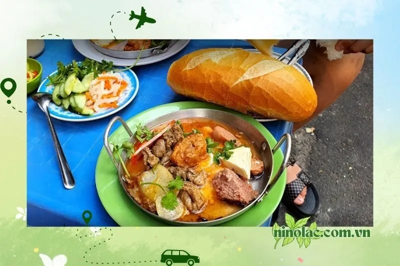Song Minh Quán - bánh mì chảo Thái Nguyên