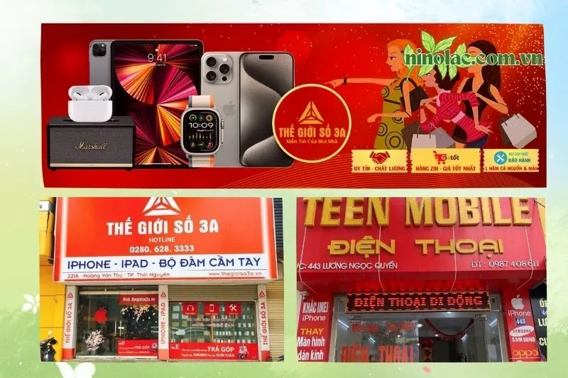 Top 6 địa chỉ sửa điện thoại Thái Nguyên uy tín