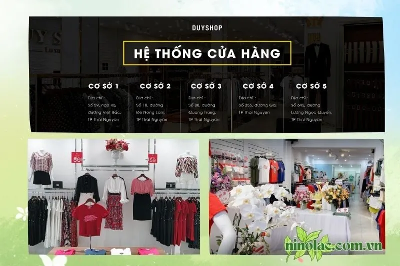 Top 9 cửa hàng thời trang Thái Nguyên xịn xò