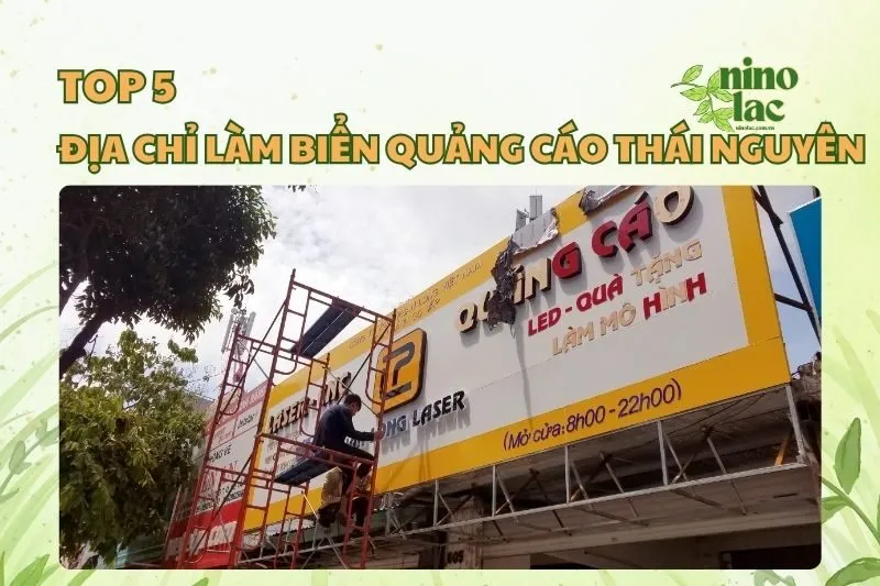 Top 5 địa chỉ làm biển quảng cáo Thái Nguyên